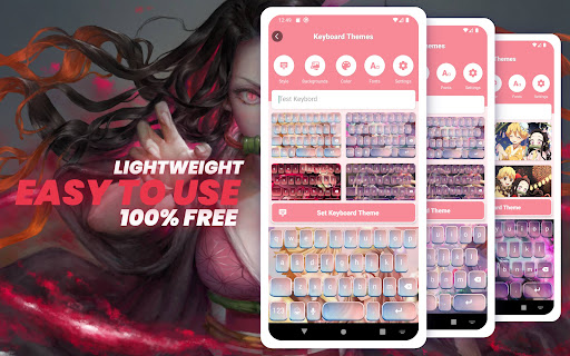 Nezuko Kamado Keyboard Theme