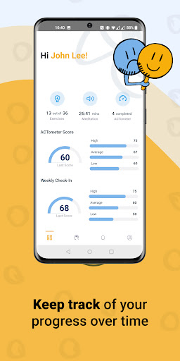 Screenshot of ACT Companion