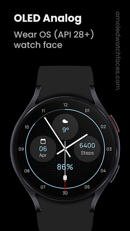 Awf OLED Analog: Watch face - New - (Android)
