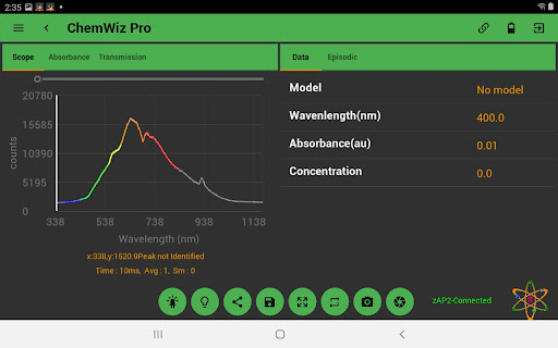 Android application ChemWiz Pro screenshort