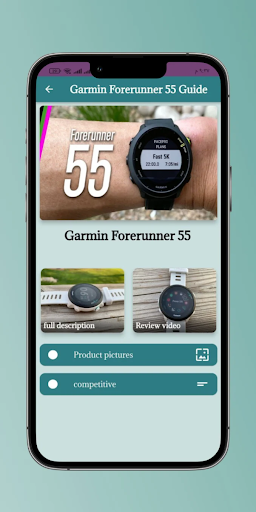 Garmin Forerunner 55 Guide Screen 2