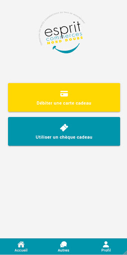 Android application Esprit Commerces - Fidélitab screenshort
