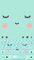 screenshot of Cute Sweet Face Theme