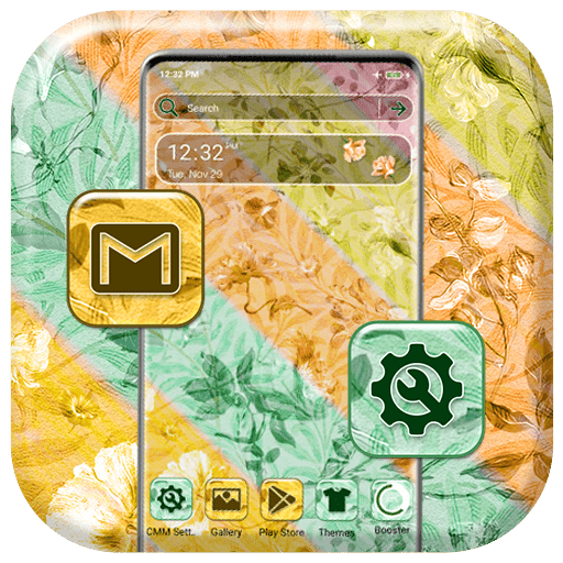 Floral Painting Theme logo