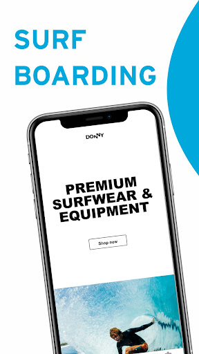 Android application Donny Surf Shack screenshort