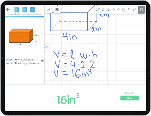 Android application Magma Math screenshort