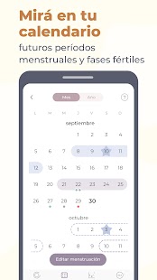 Calendario Menstrual Paula Screenshot