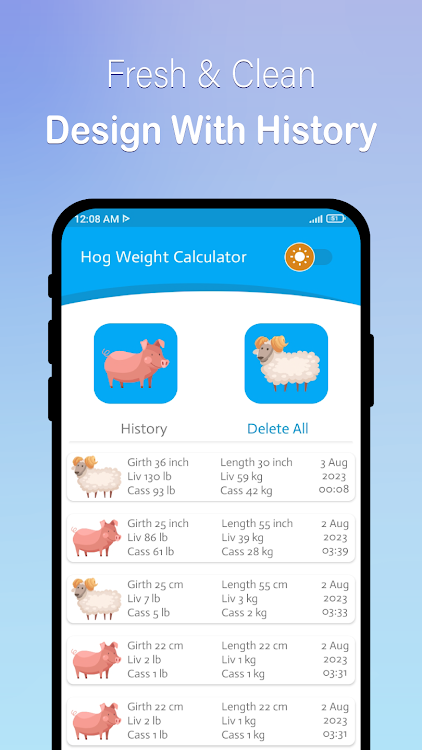 Pig Weight Calculator - 2.0 - (Android)