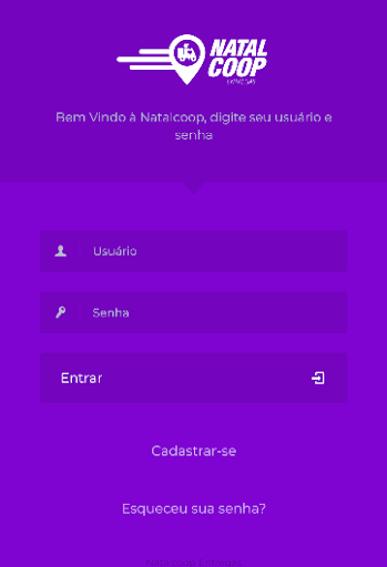 Android application NatalCoop - Cliente screenshort