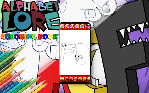 Alphabet Lore Coloring Book