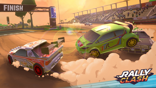 Android application Rally Clash - Car Racing Game screenshort