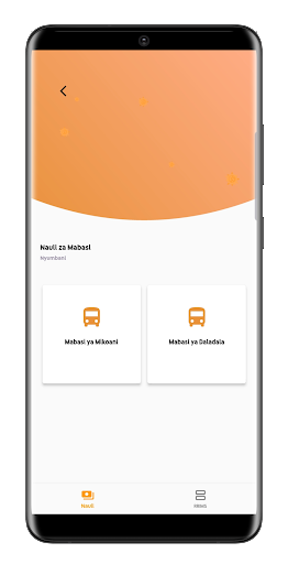 LATRA App Screen 2