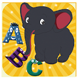 ABC for kids,animated alphabet icon