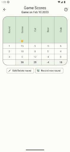 Dutch Blitz Scorer Screen 3