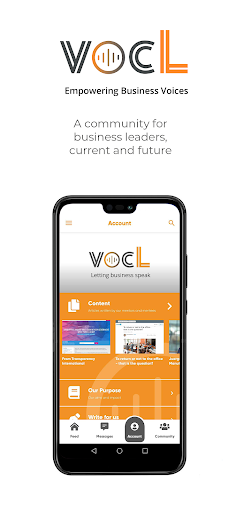 Android application vocL screenshort