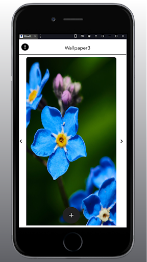 Blueflowers wallpaper Screen 3