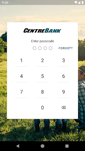 Android application CentreBank screenshort