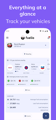 Fuelio: gas log & gas prices 2