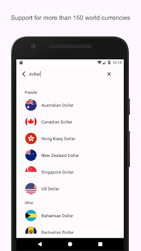 Currency converter Screen 2