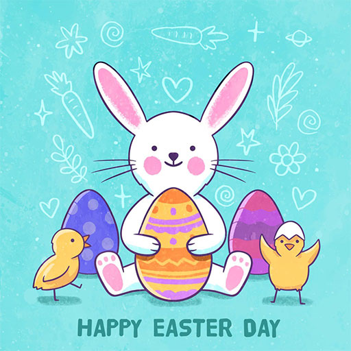 Easter Day Greeting Card Maker logo