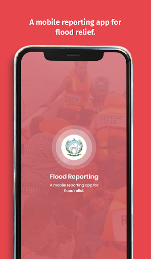 Android application Flood Reporting App screenshort