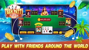 Teen Patti Lucky -Real Online 1.0.0 poster 1