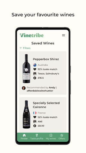 Vinetribe Wine Finder Screen 3