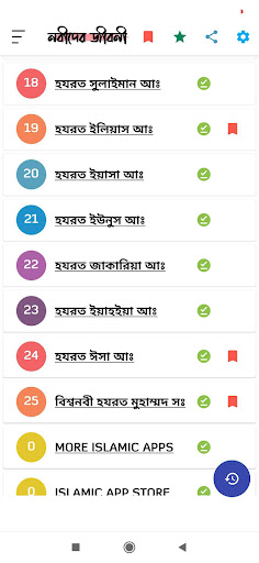 নবীদের জীবনী | Nobider Jiboni Screen 2
