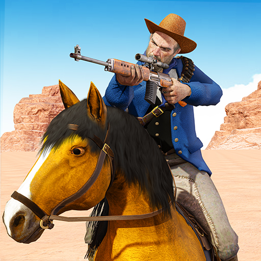 West Cowboy Gun War Horse Game logo