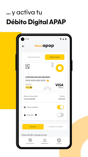 Móvil APAP Screen 3
