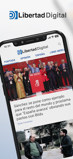 Android application Libertad Digital screenshort