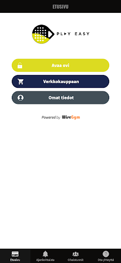 Android application Easy Padel screenshort