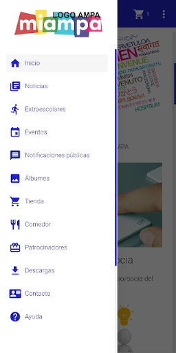 Android application AMPA CEIP ATALAYA screenshort