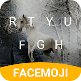 Snow Horse Emoji Keyboard Theme for Game of Throne icon