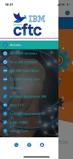 Android application CFTC IBM screenshort