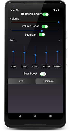 Volume Booster, Equalizer and Bass Boost for Music