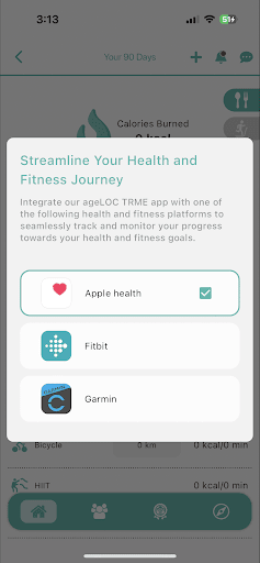 Android application ageLOC TRMe SEA screenshort