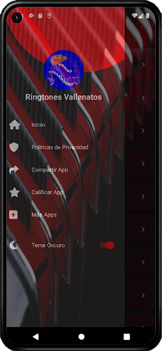 Android application Tonos de Vallenato screenshort