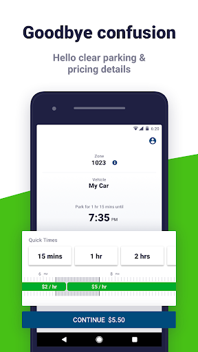 Android application epark Ann Arbor screenshort