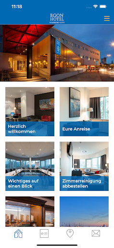 Android application EGON HOTEL screenshort