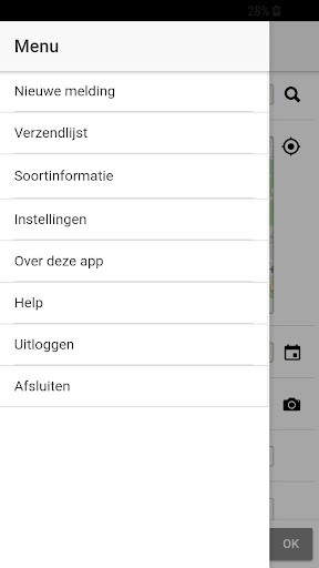 Android application snApp de exoot screenshort