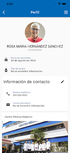Android application Centro Medico Moderno screenshort