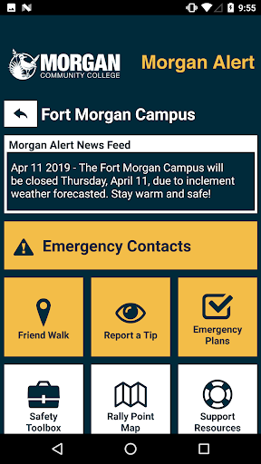 Morgan Alert Screen 2
