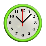 Custom Colour Clock Widget icon