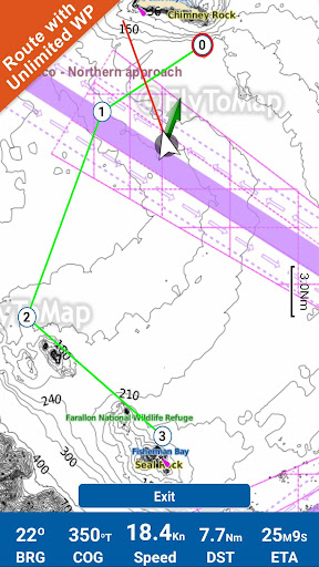 Android application Lake Miami - IOWA GPS Map screenshort
