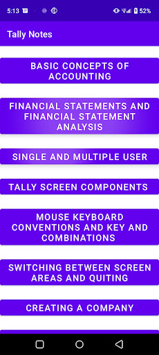 Tally Notes Screen 3