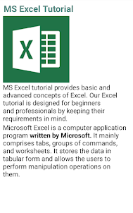 Learn MS Excel