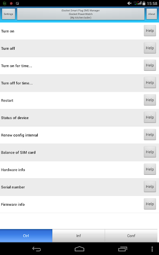 iSocket Smart Plug SMS Manager