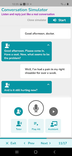 Practice English Speaking Screen 3