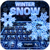 Neon Snow Keyboard Theme icon